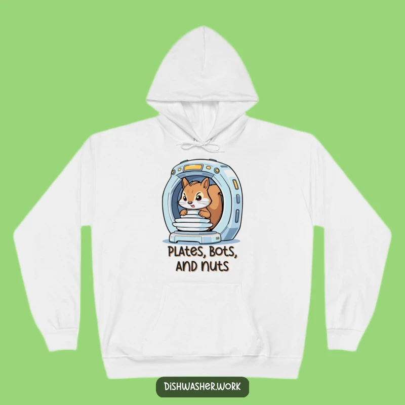 Cozy Funny Squirrel Hoodie: Futuristic Comfort, Perfect Humorous Gift