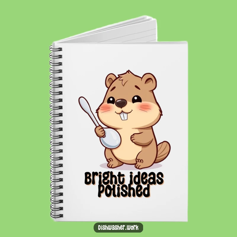 Funny Beaver Journal: Polishing Notes, Perfect Humorous Notebook Gift