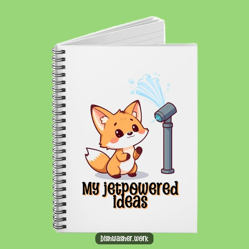 Funny Fox Notebook - Curious Notes, Creative Humor Gift