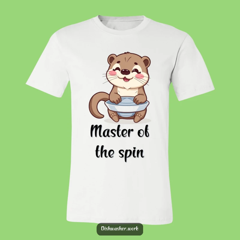 Funny Otter Plate Spinner T-Shirt: Proud Performer Gift!